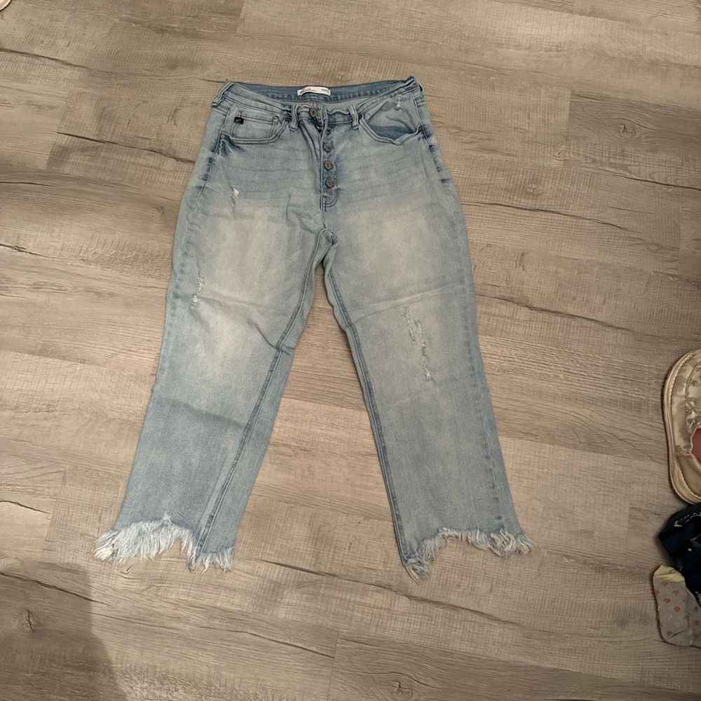 KanCan Light Blue Straight Leg Jeans